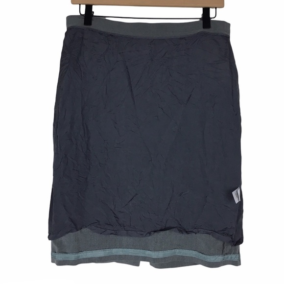 BCBGMAXAZRIA Skirt Pencil Solid Grey Career Work Suit Minimalist Neutral Size 6 - Picture 8 of 13